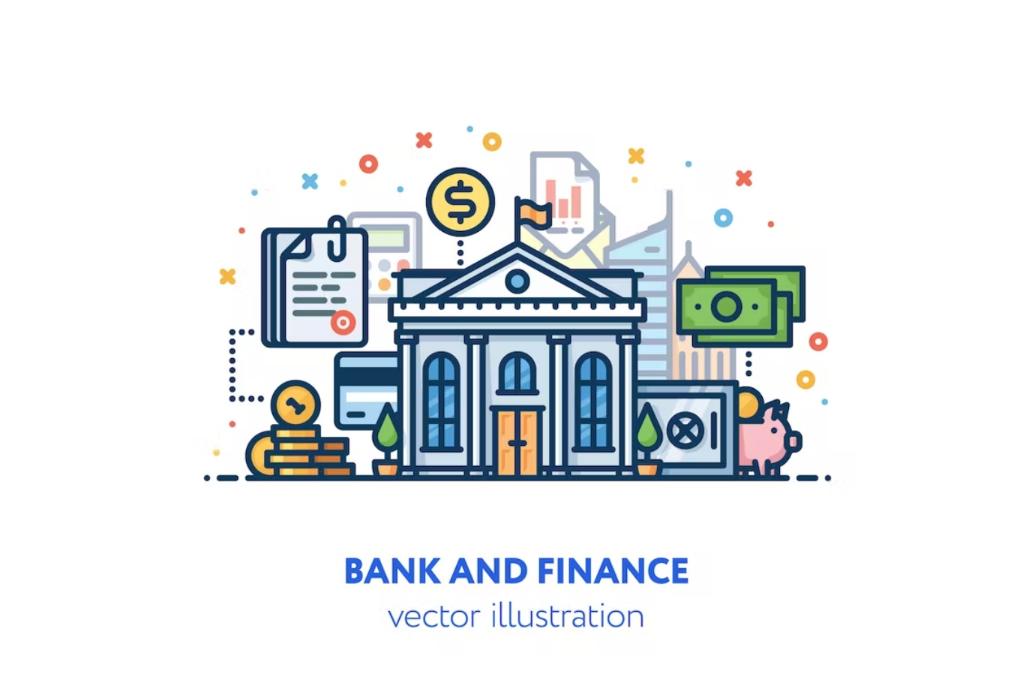 Banking Vector Illustraation Design