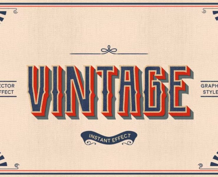 15+ FREE Vintage Text Effects PS Download