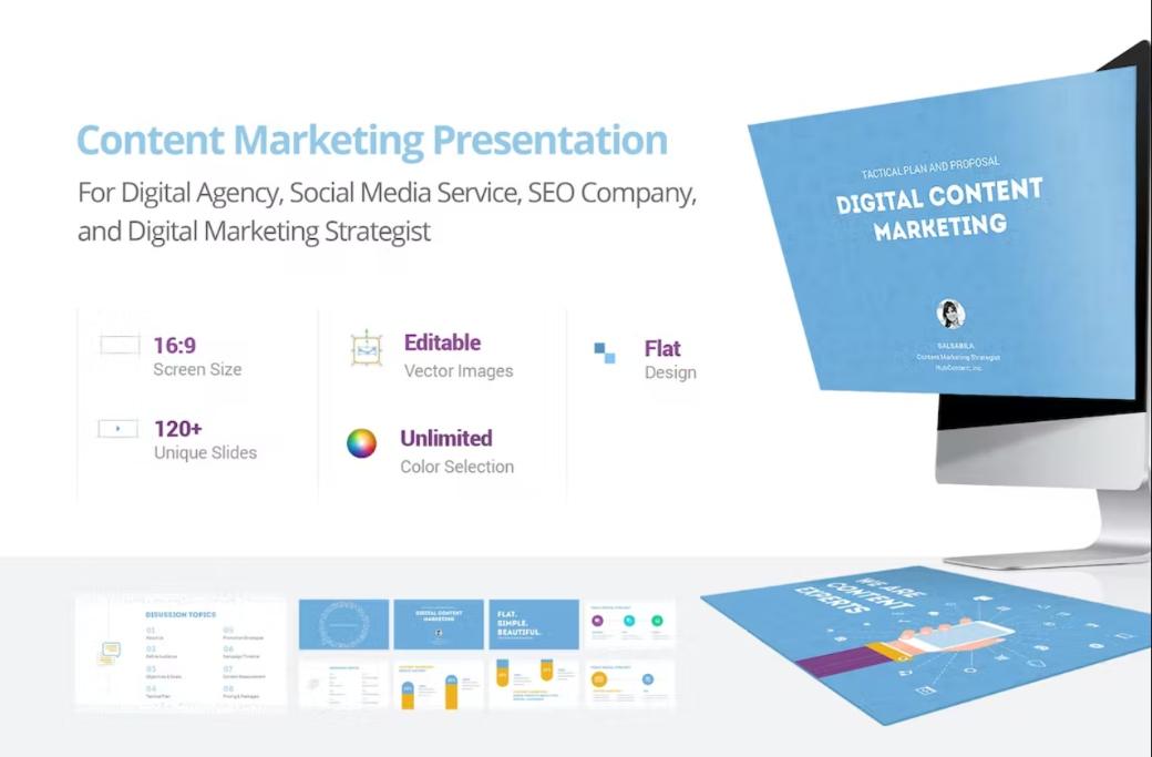 Content Marketing Presentation Temmplate