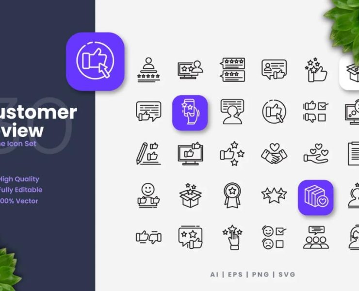 Customer Review Icons