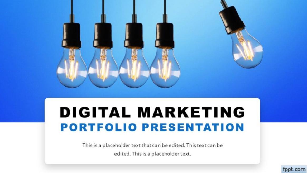 Digital marketing Portfolio Presentation