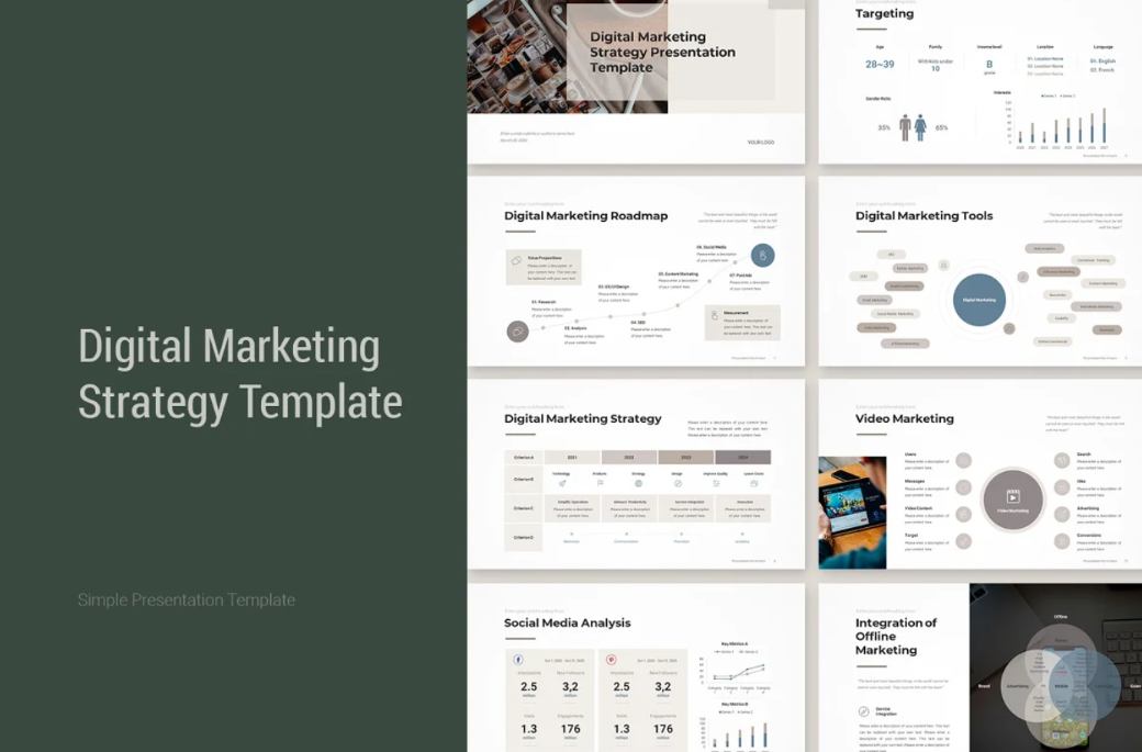 Digital marketing Strategy Slides