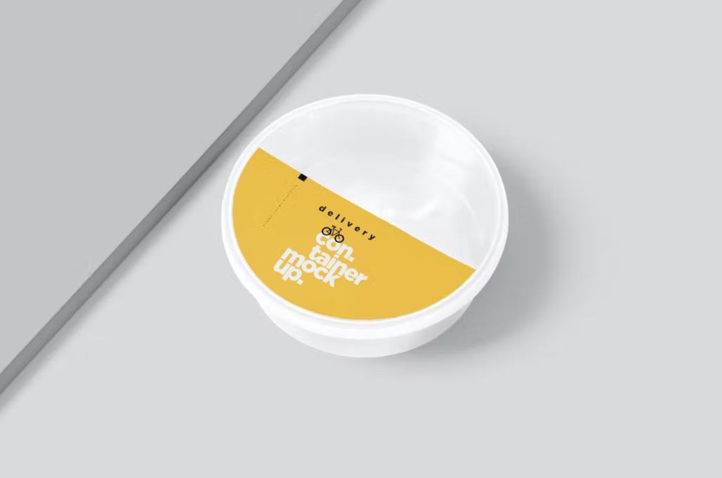 Disposable Container Mockup PSD