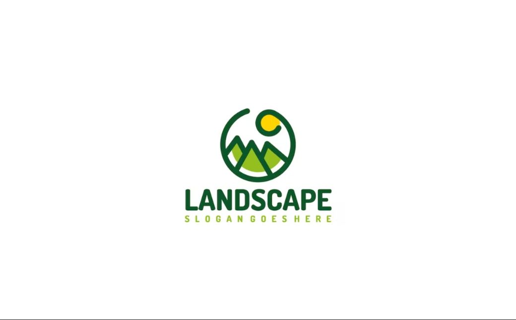 Editable Landscape Logo Design