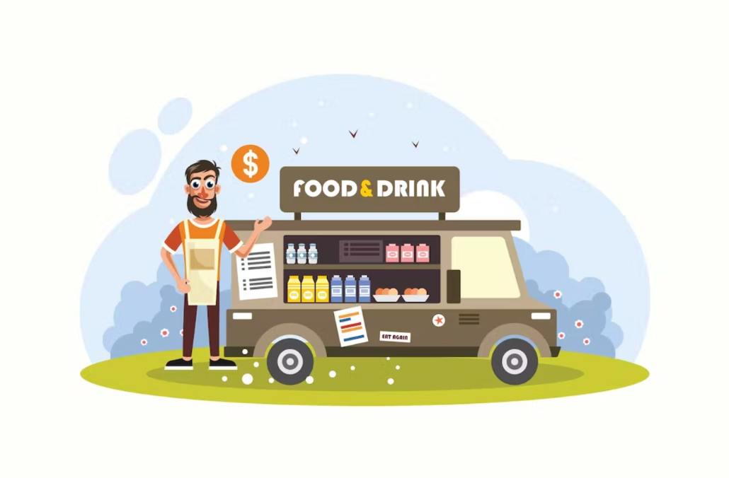 Food and Beverages Illustration Design