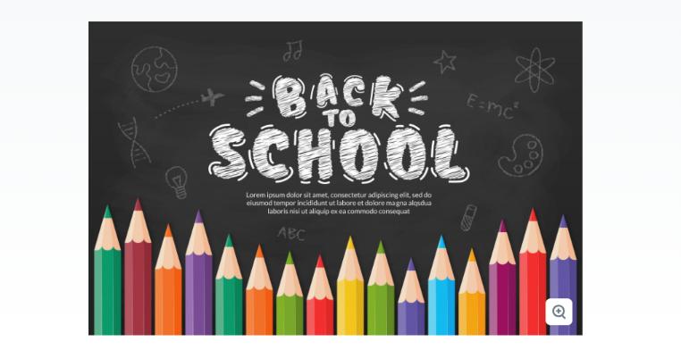 Free Back to School Background Design