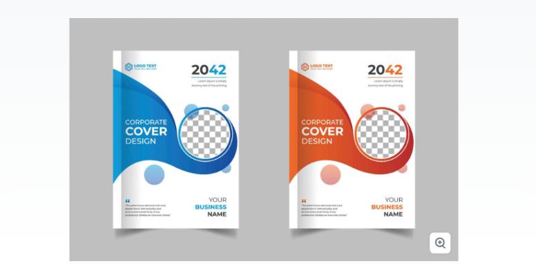 Free Corporate Book Cover Design
