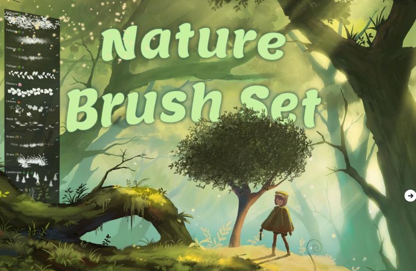 Free Creative Nature Brush Set