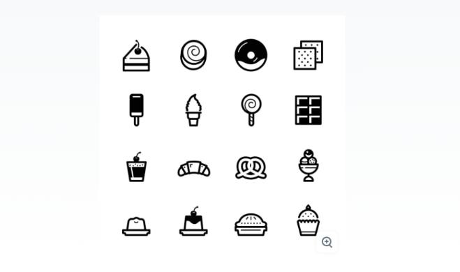 Free Dessert Icons Set