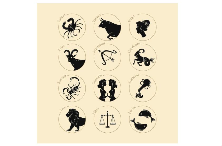 Free Hand Drawn Zodiac signs