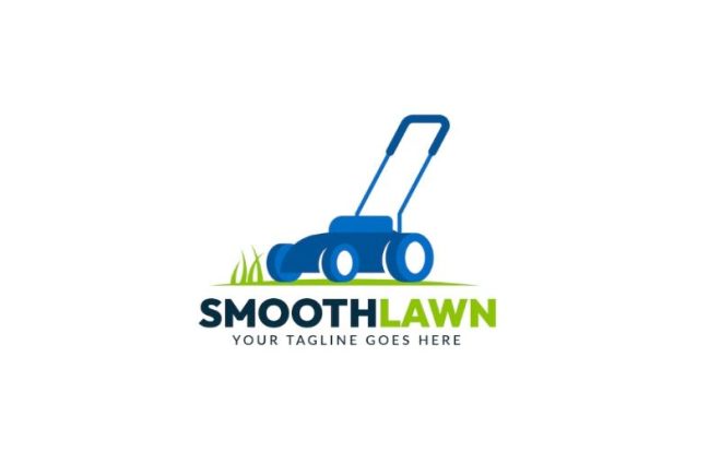 Lawn Mower Logo Design Template