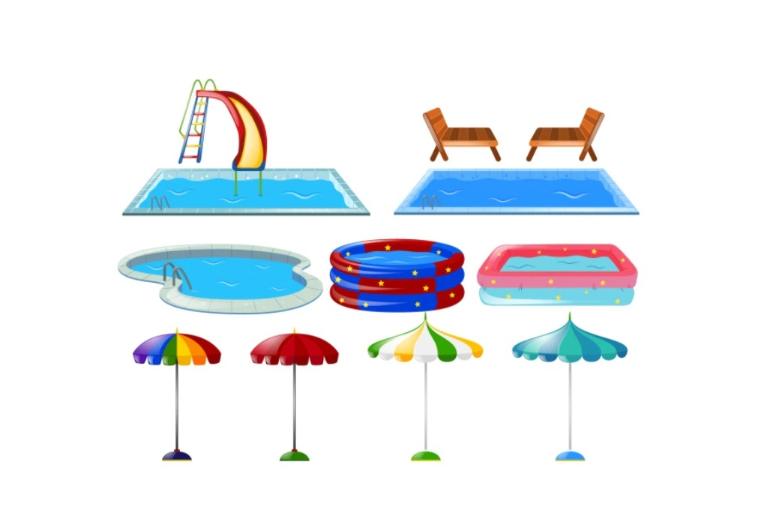 Free Pool Vector Illustrations