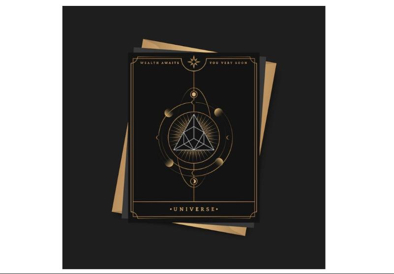 Geometric Astrology Card Designs