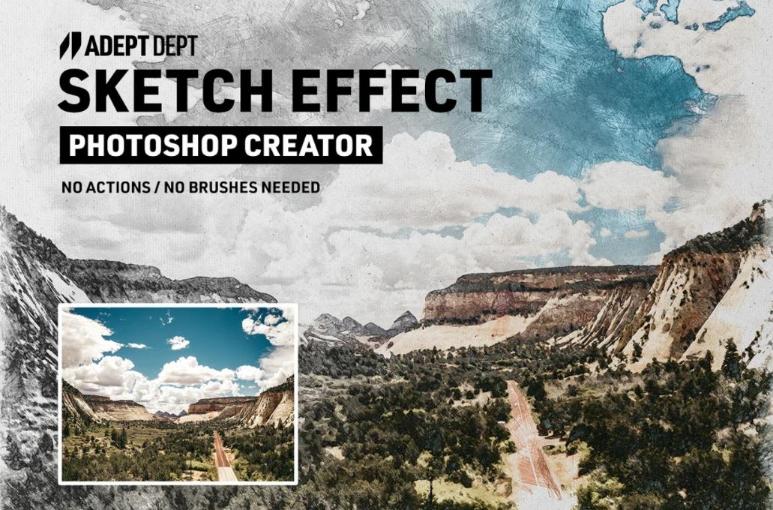 Graphite Pencil Sketch Effect Creator