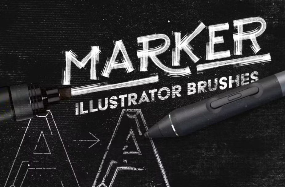 High Quality Marker Illustrator Brush