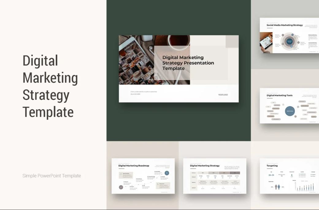 digital marketing presentation template