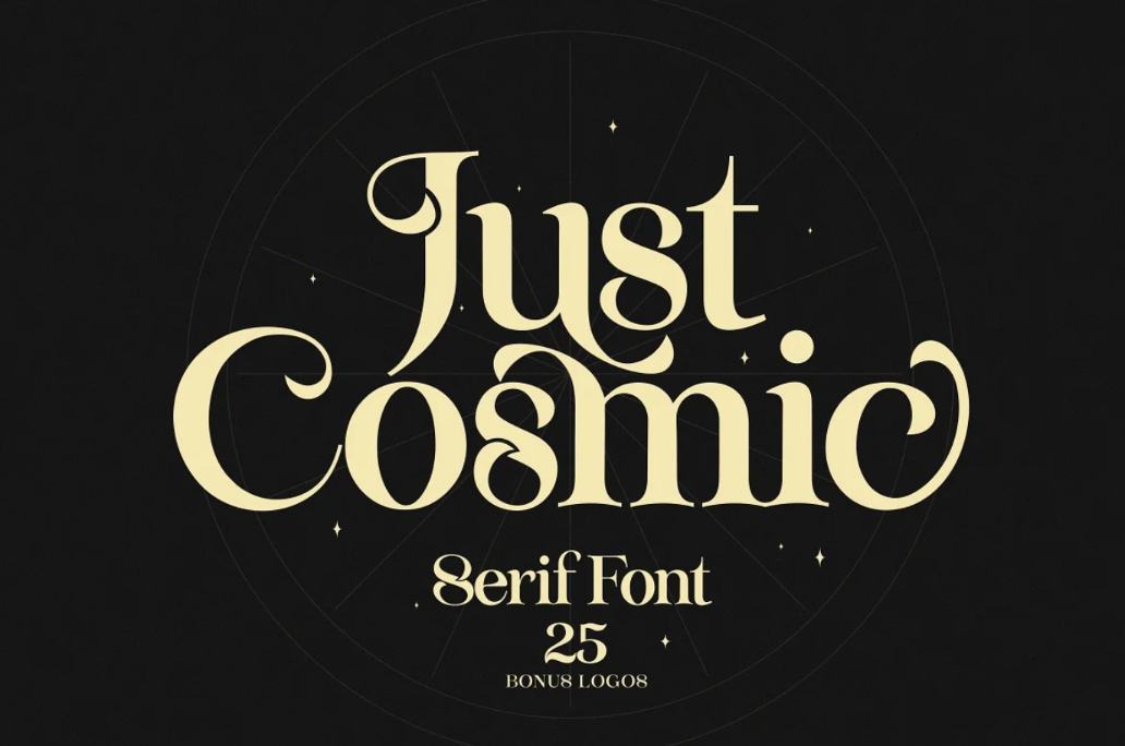 Modern Cosmic Style Typeface