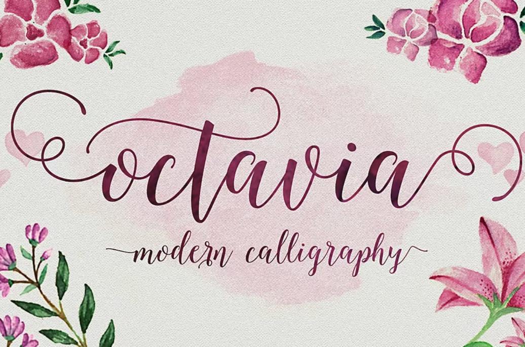 Modern calligraphy Fonts