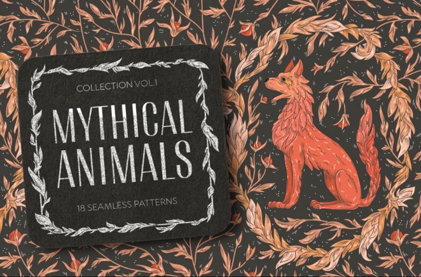 Mythical Animals Pattern Designs