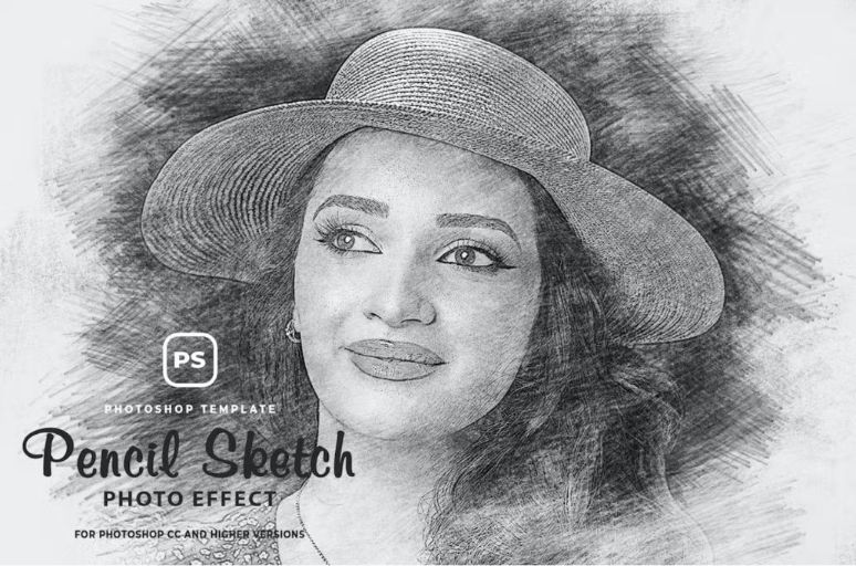 Pencil Sketch caricature Effect