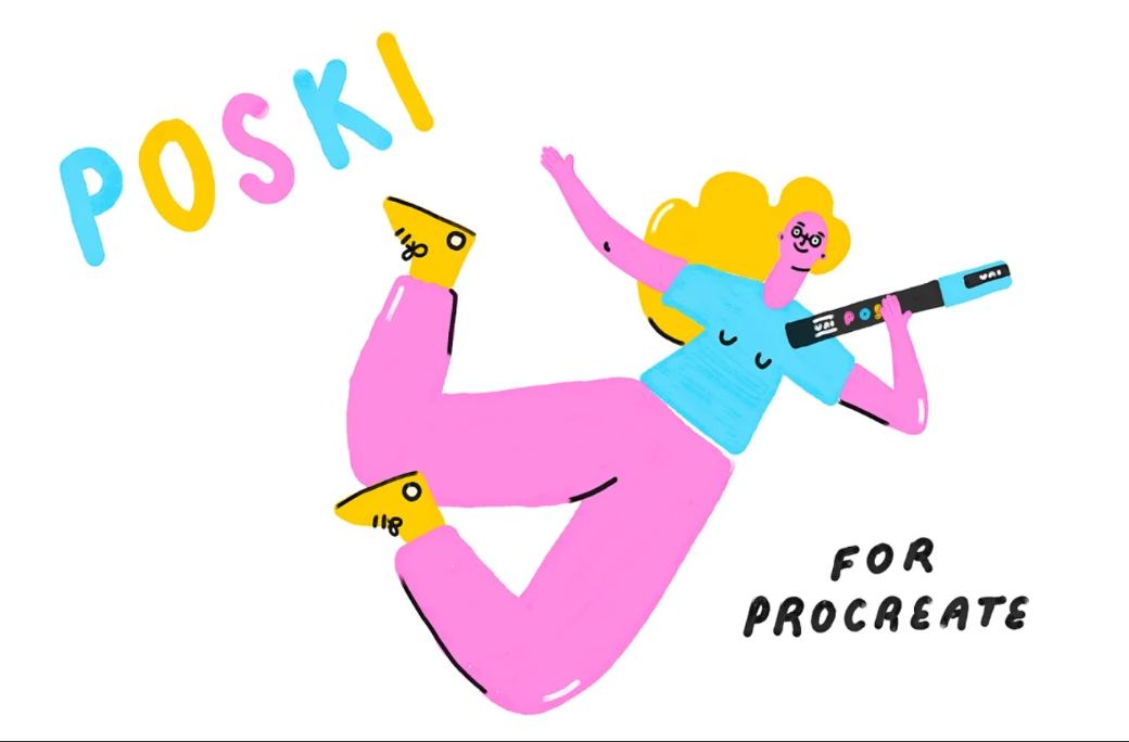 Poski Markers Procreate Brush