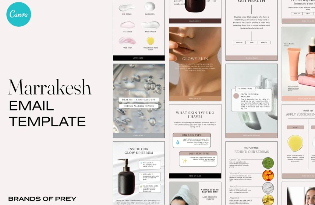 Professional Beauty Products Email Template