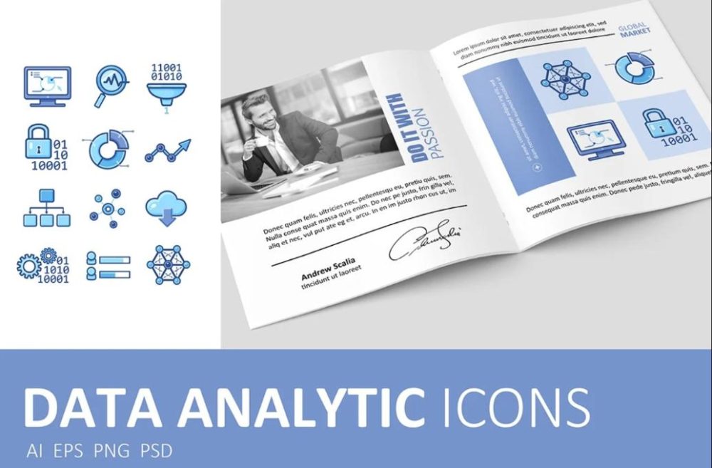 15+ FREE Data Analytics Icon Set Download - Graphic Cloud
