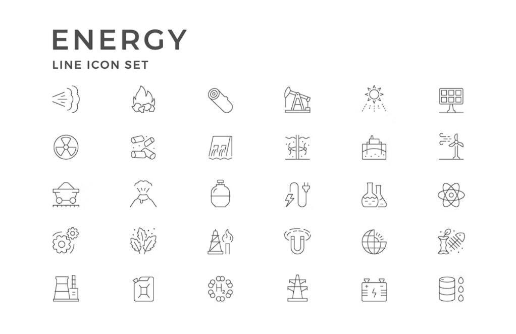 Professional Linear Icons Set
