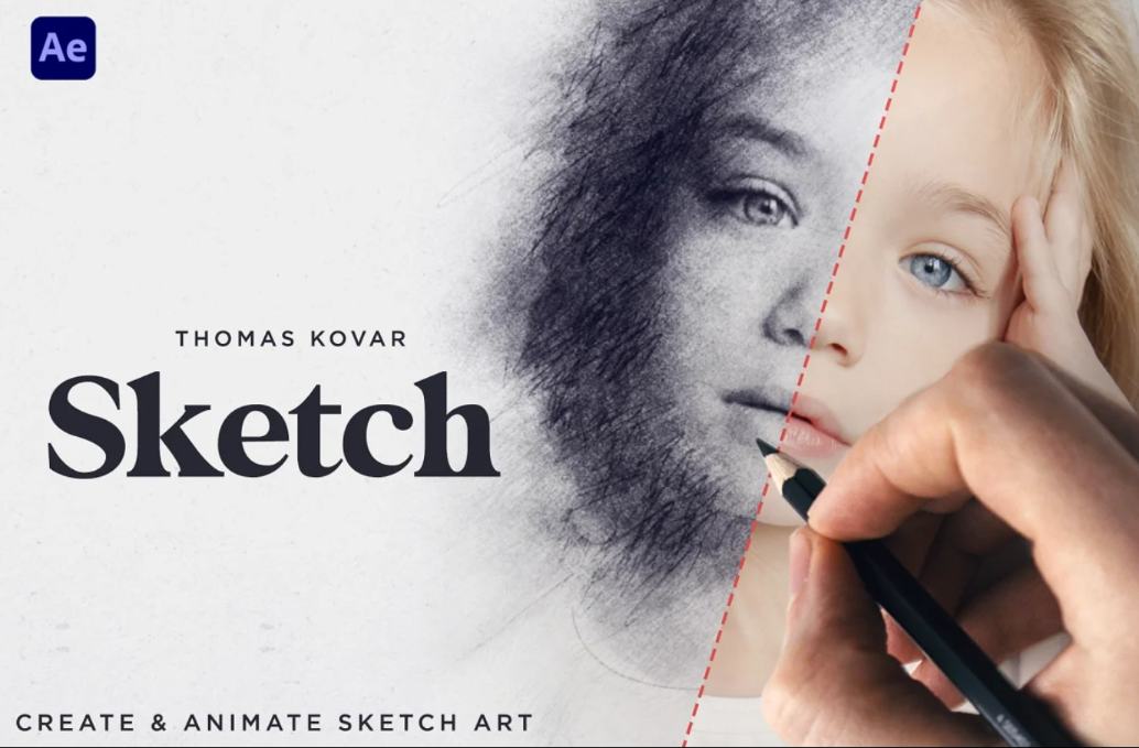 Professional Pencil Sketch Effect Ae