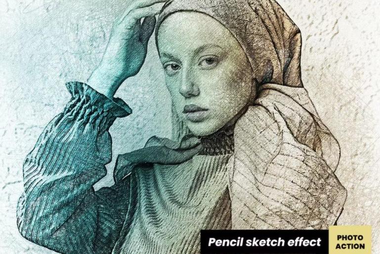 Professional Pencil Sketch Effect PS