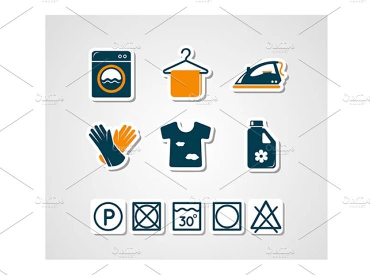 Laundry Services Icons