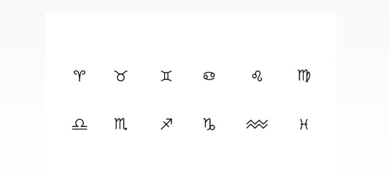 Set of Horoscope Icons Set