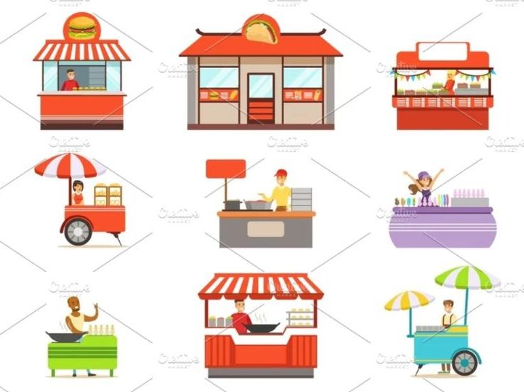 Street Food Illustrations