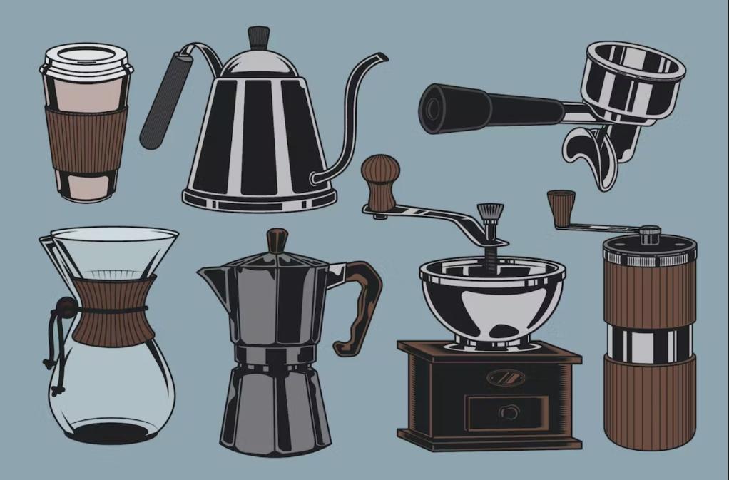 Vintage Coffee Tools Elements