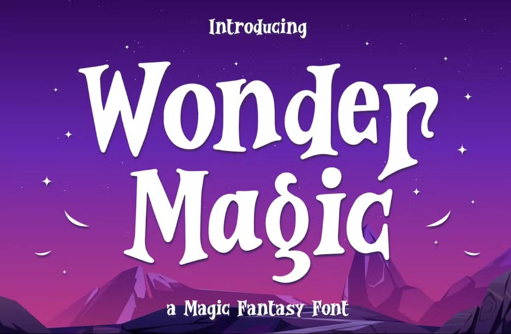 Magical Style Display Font