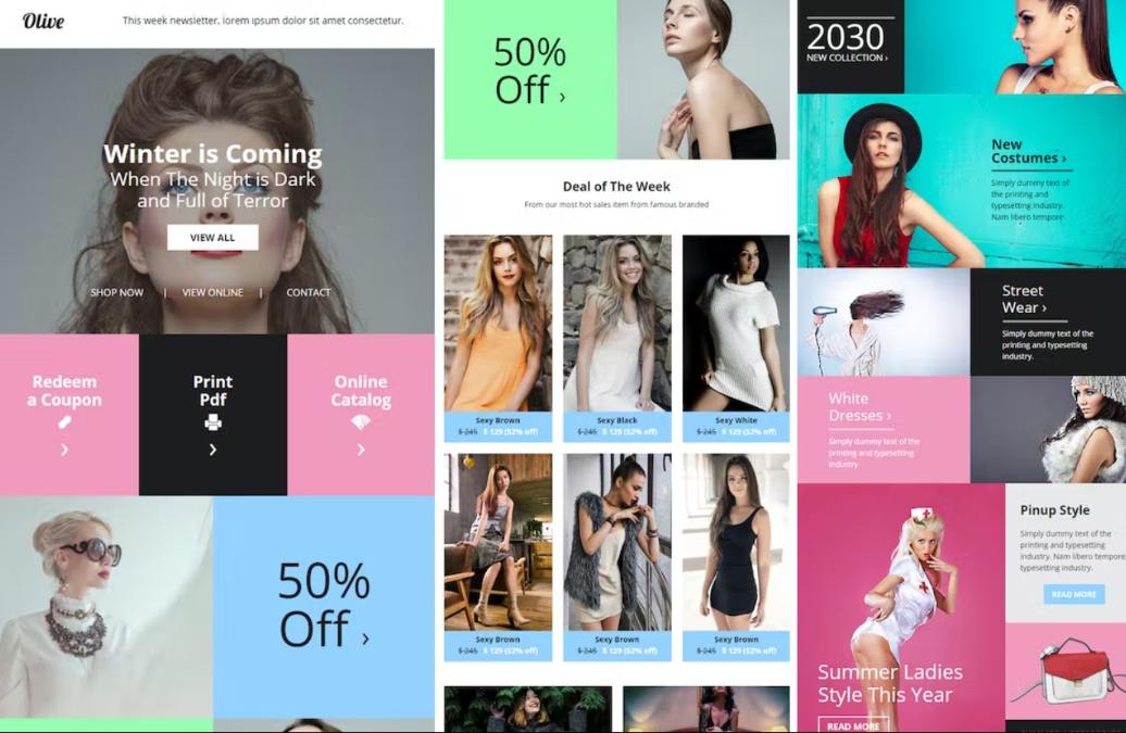 fashion E Commerce Email Template