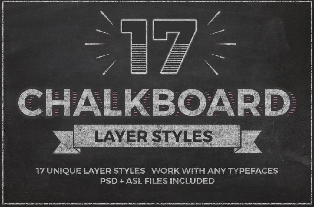 17 Unique Chalk Layer Styles
