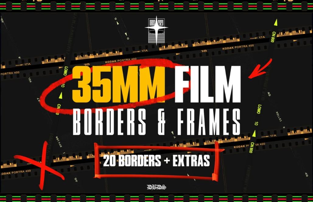 35 mm Film Borders and Frames