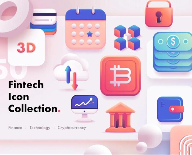 15+ Best Fintech Icons Ai EPS FREE Download