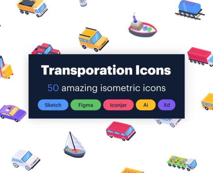 15+ Transportation Icons Ai EPS FREE Download