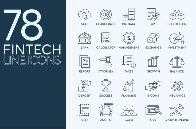 78 Financial Line Icons