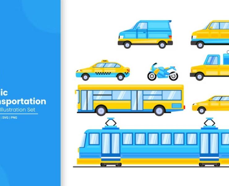 Public Transport Illustrations