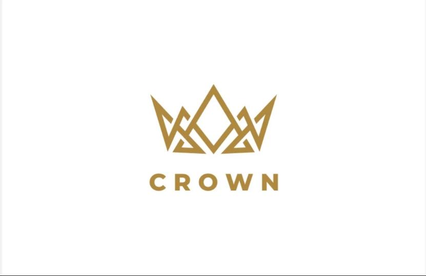 Abstract Crown Logo Design