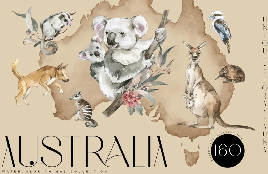 Australia Flora and Fauna Collection
