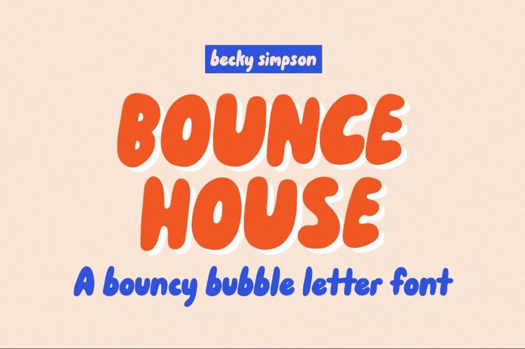Bounce House Fonts ser