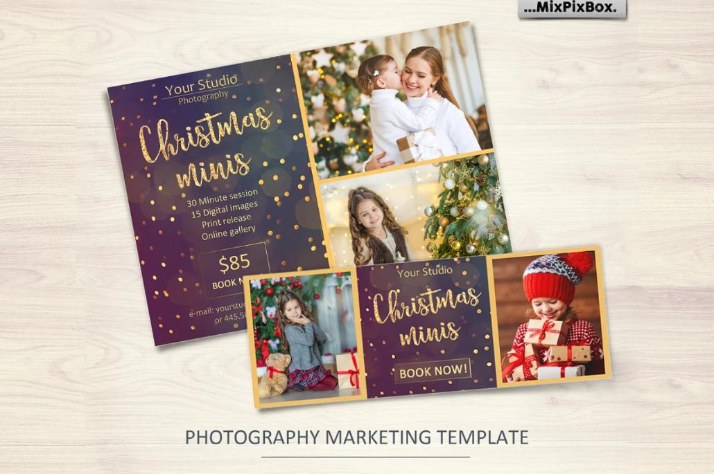 Christmas Photography Card Designs