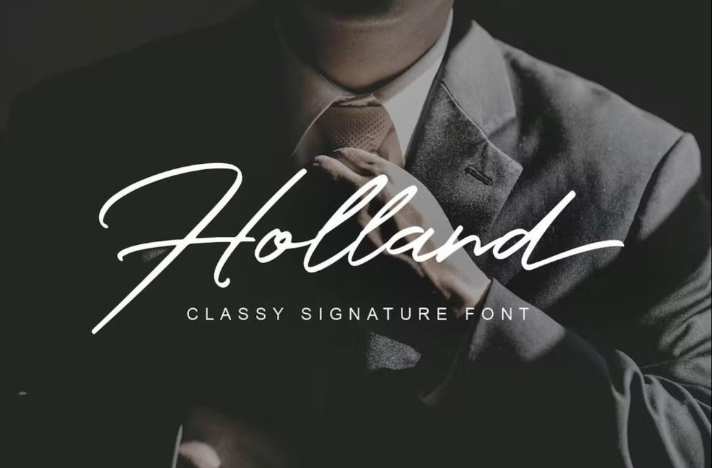 Classy Signature Font Style