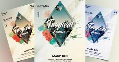 Tropical Party Flyer Template