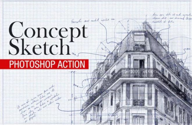 architectural visualization photoshop action download