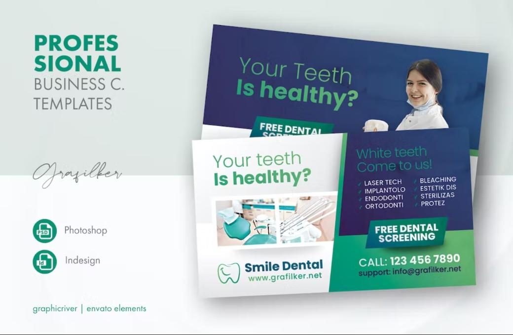 Dental Clinic Appaointment Card